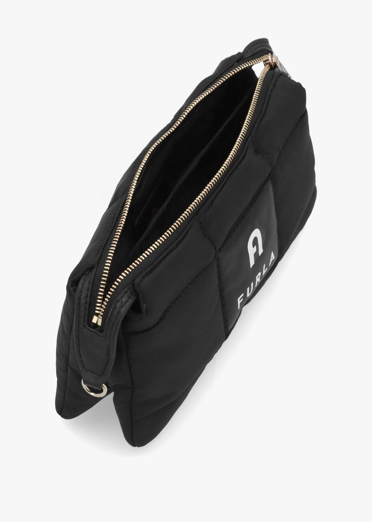 Mini Piuma Black Shoulder Bag