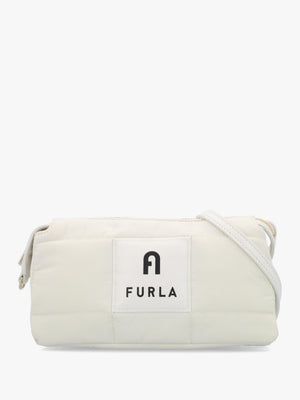 Furla Mini Piuma White Shoulder Bag