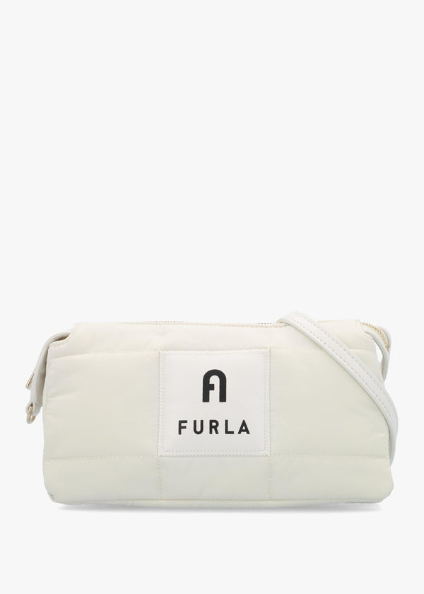 Furla Mini Piuma White Shoulder Bag