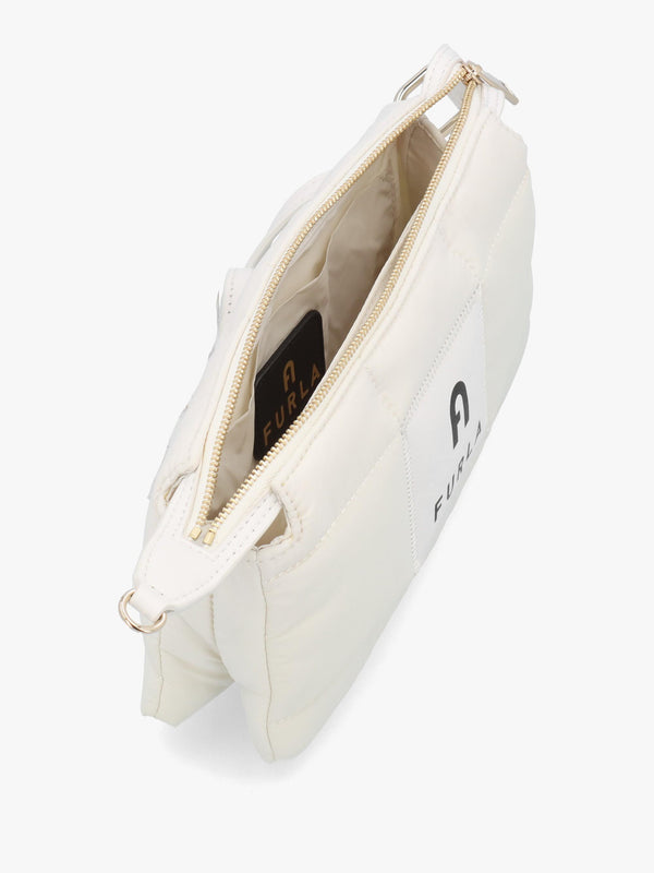 Furla Mini Piuma White Shoulder Bag