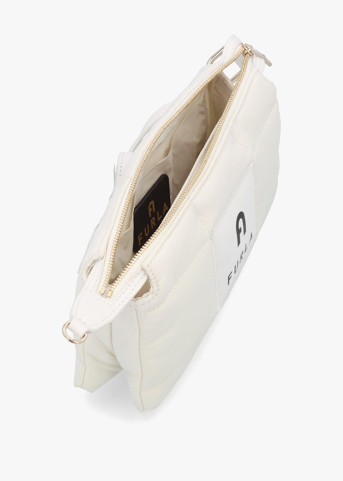 Furla Mini Piuma White Shoulder Bag