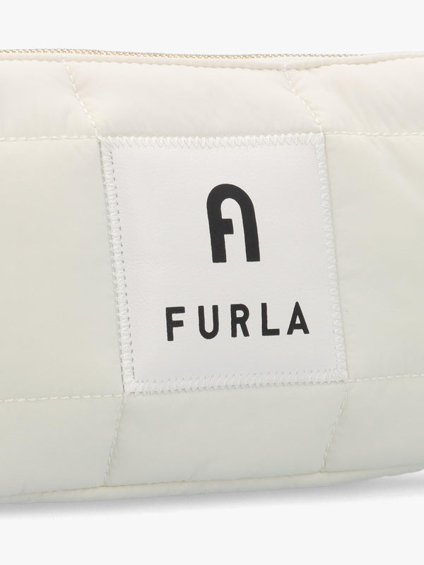 Furla Mini Piuma White Shoulder Bag