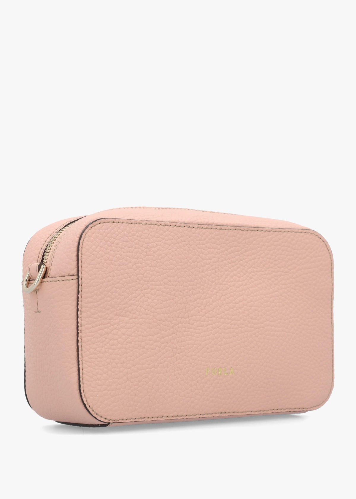 Small Primula Pink Leather Cross-Body Bag