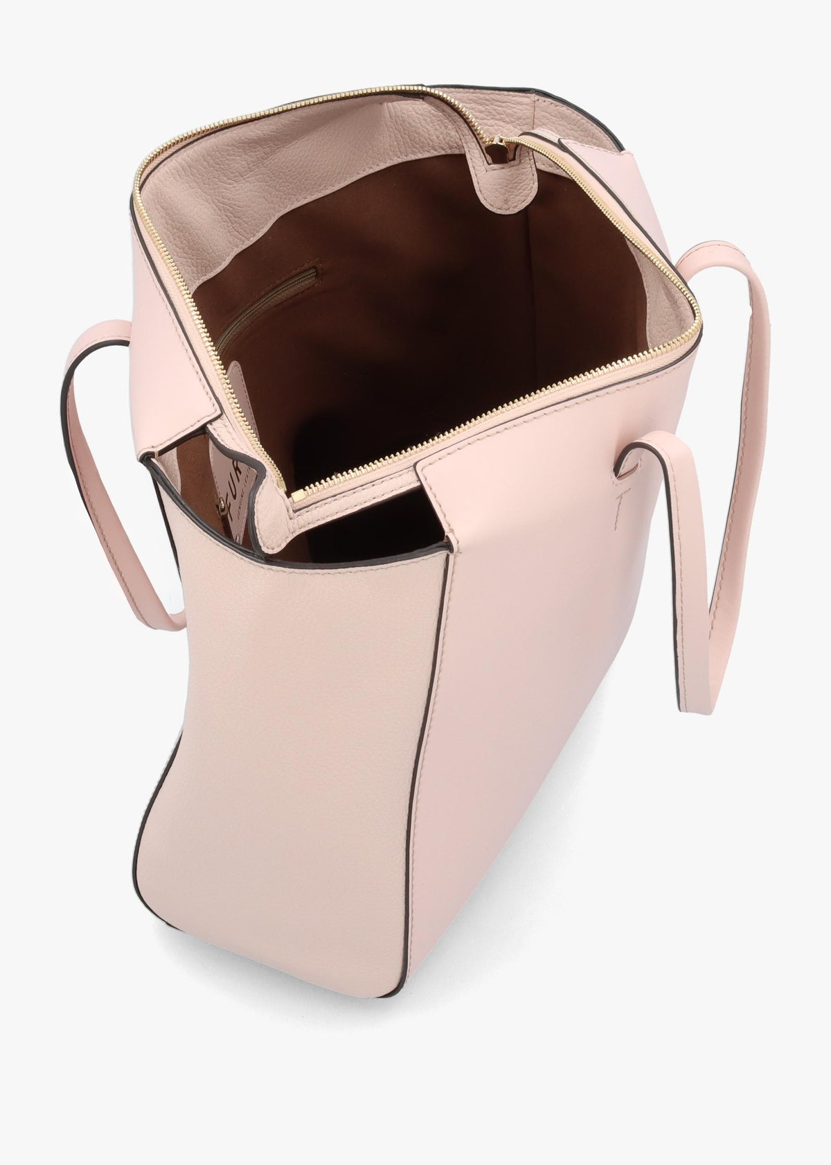 Furla Large Regina Pink Leather Tote Bag