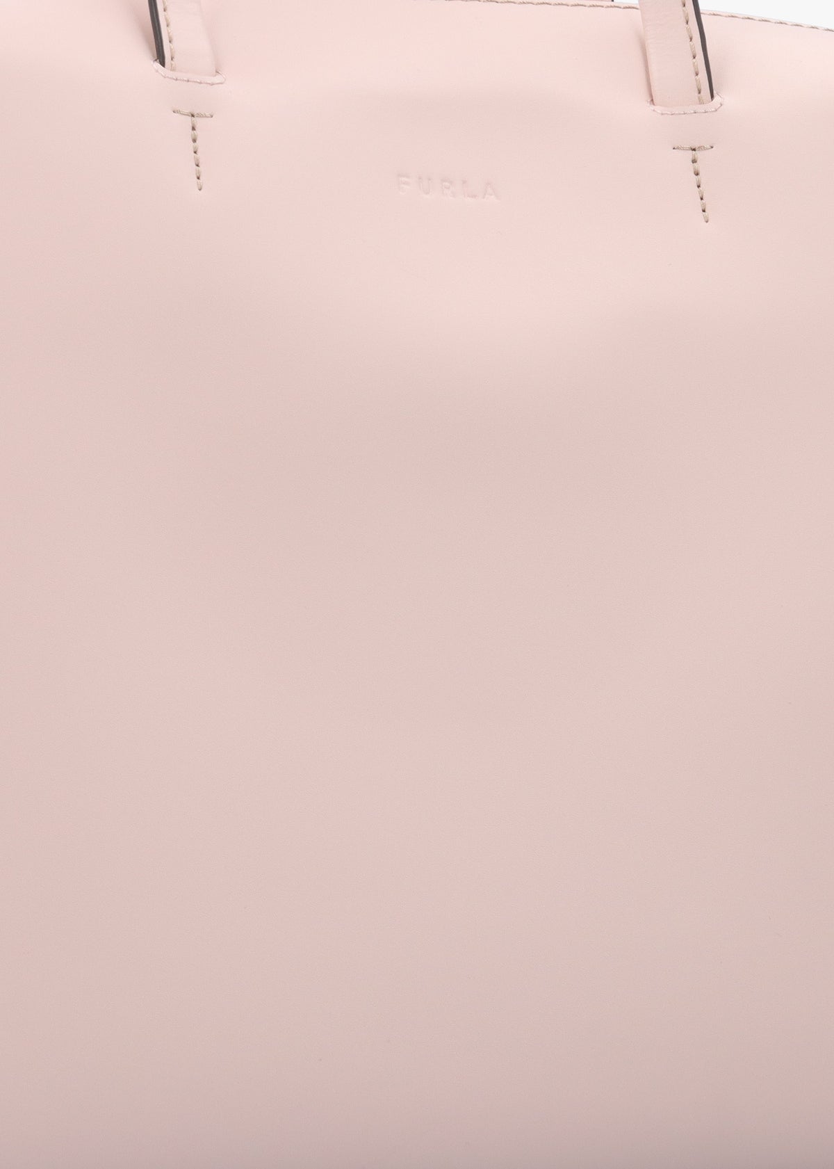 Furla Large Regina Pink Leather Tote Bag