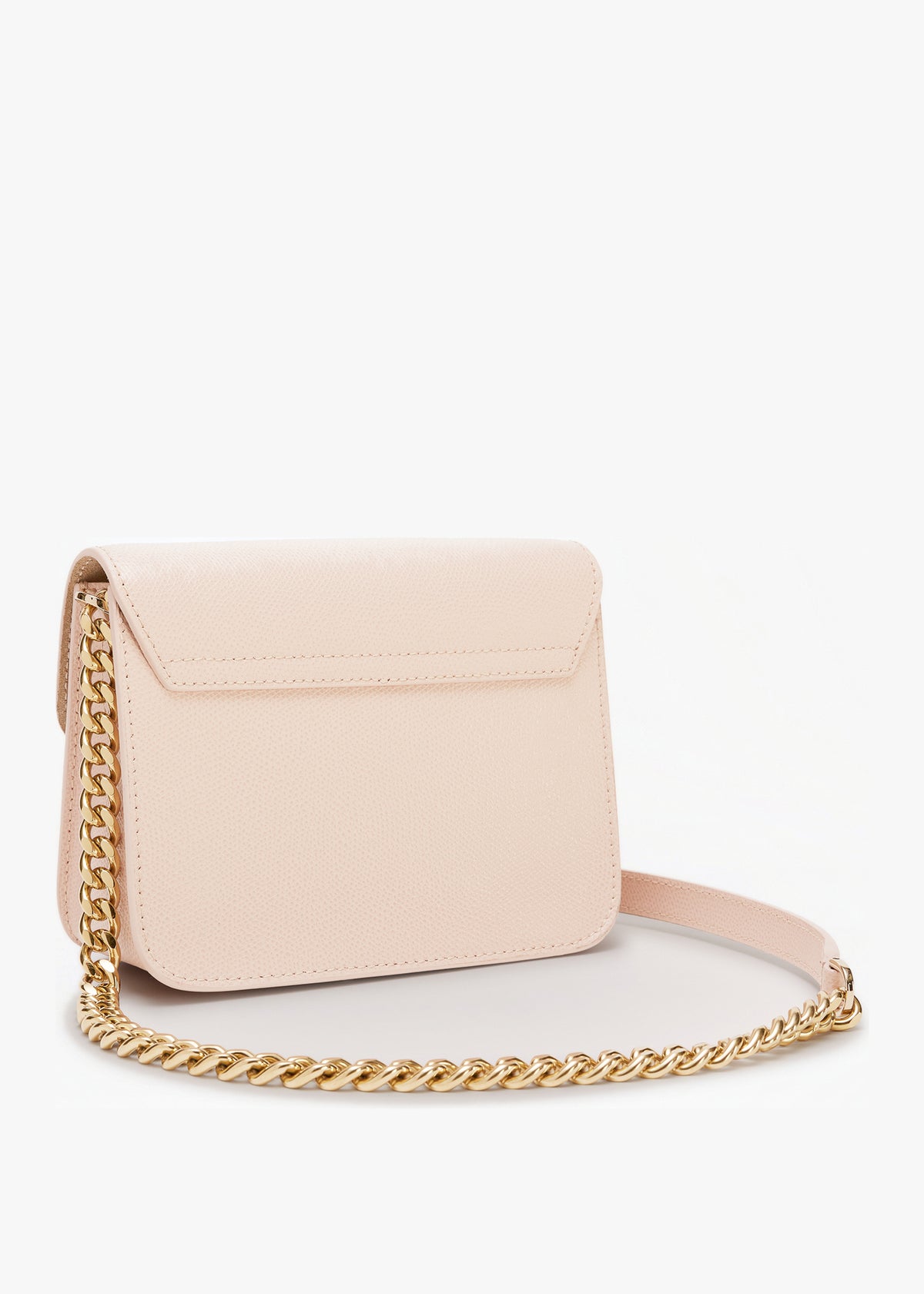 Mini Metropolis Pink Leather Cross-Body Bag