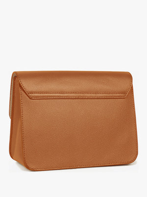 Mini Metropolis Tan Leather Cross-Body Bag