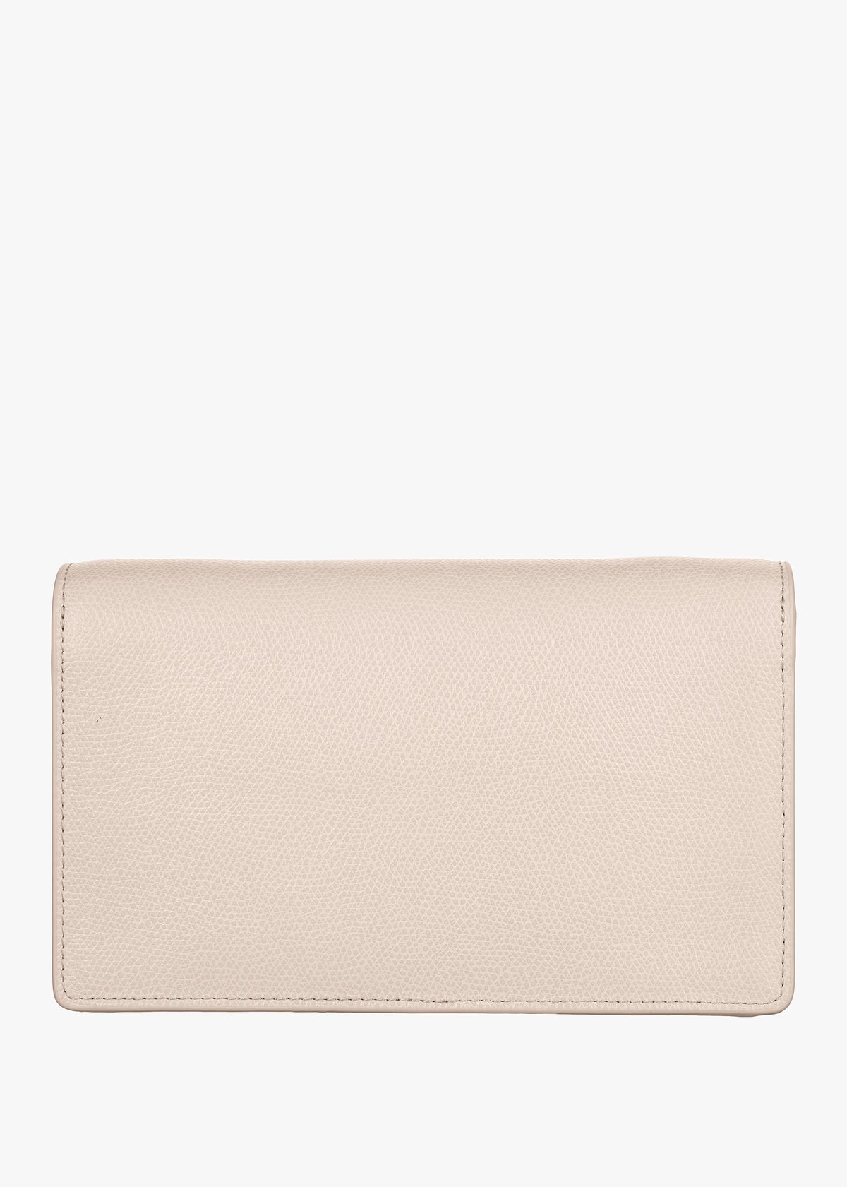 Beige Leather Mini Cross-Body Bag