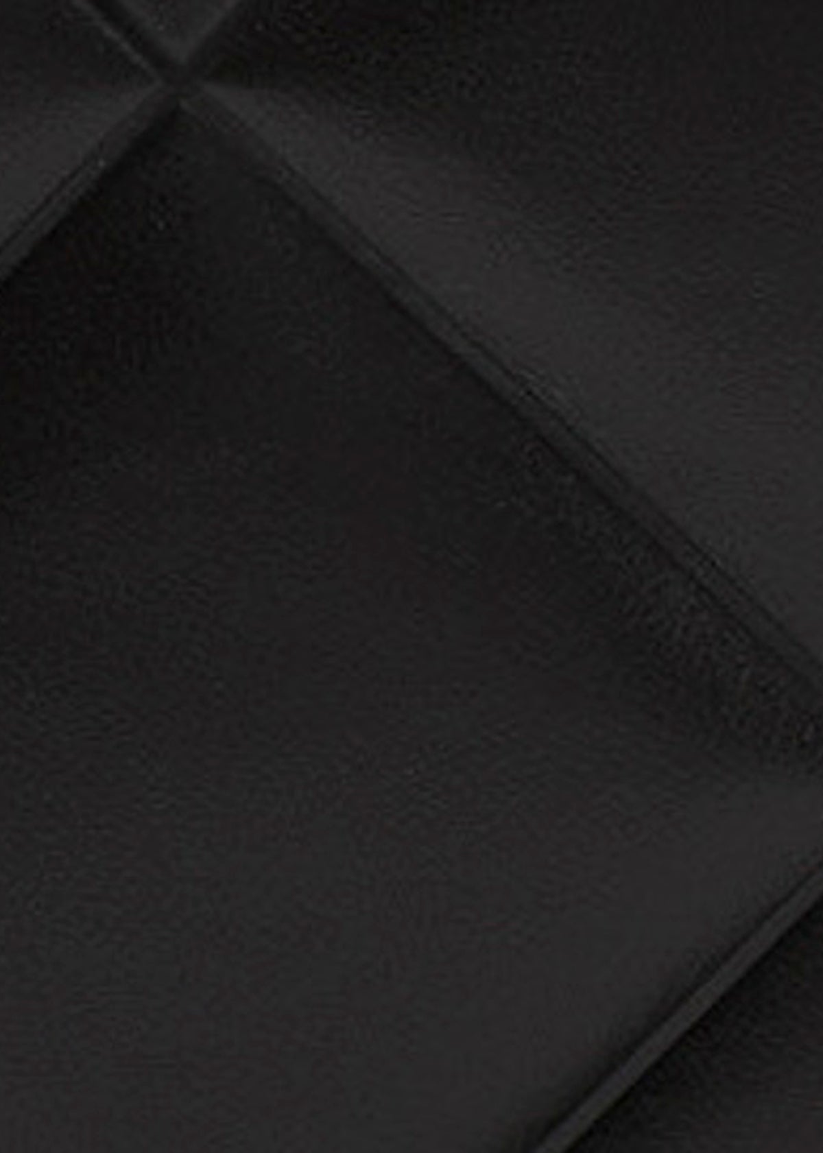 Moon Quilted Black Leather Shoulder Bag