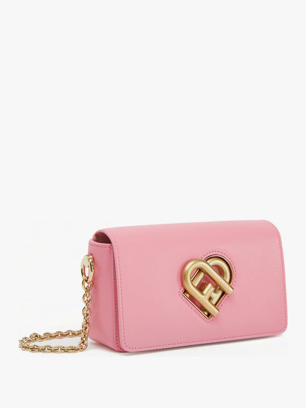Mini My Joy Pink Leather Cross-Body Bag