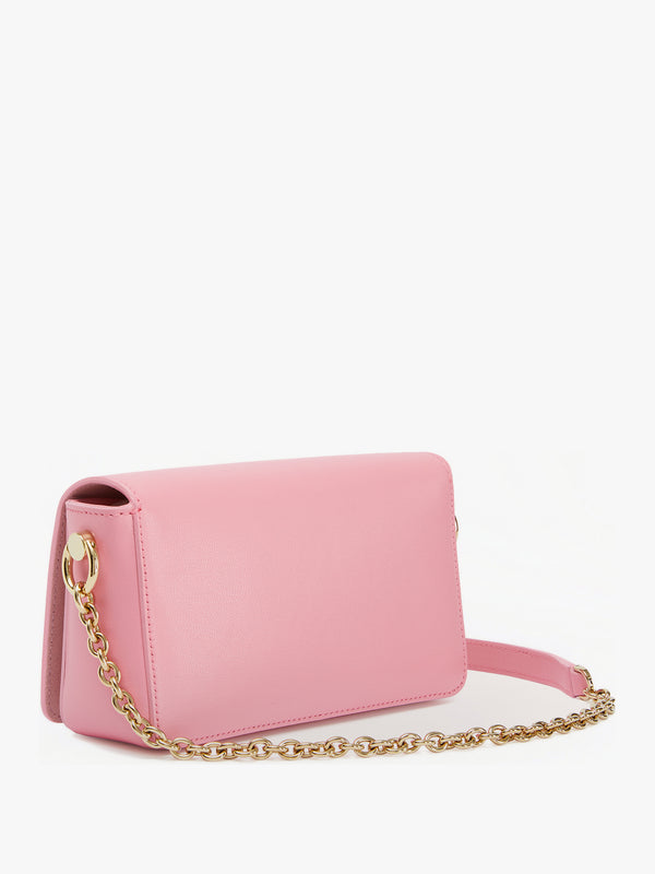 Mini My Joy Pink Leather Cross-Body Bag