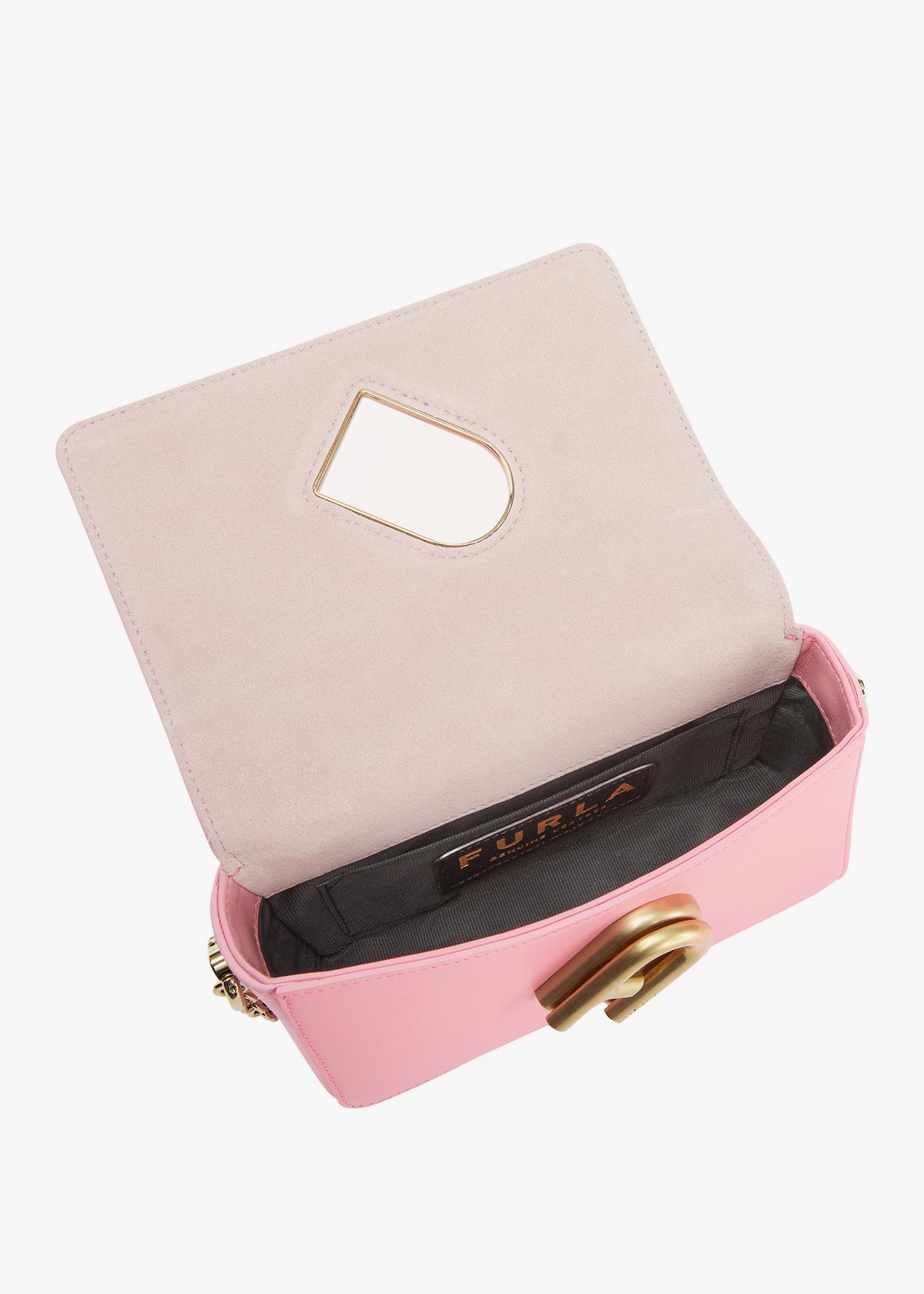 Mini My Joy Pink Leather Cross-Body Bag