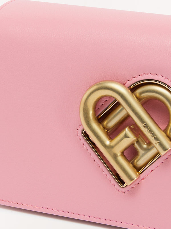 Mini My Joy Pink Leather Cross-Body Bag