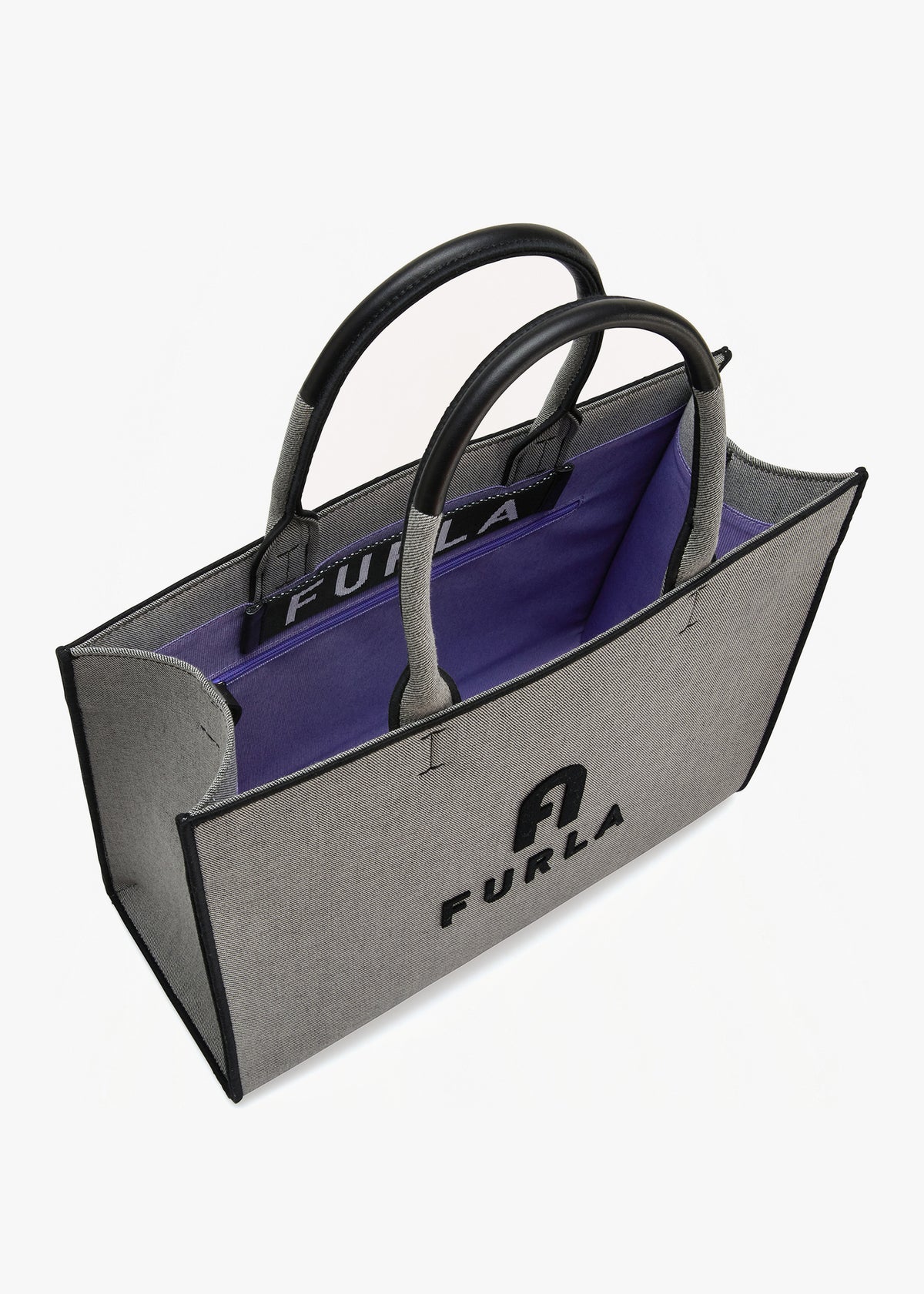 Opportunity L Grey Leather Tote Bag