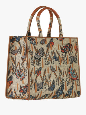 Large Opportunity Multi Jacquard Tote Bag