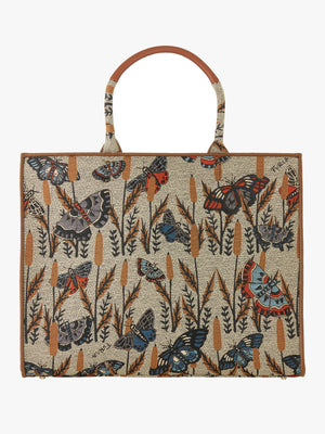 Large Opportunity Multi Jacquard Tote Bag
