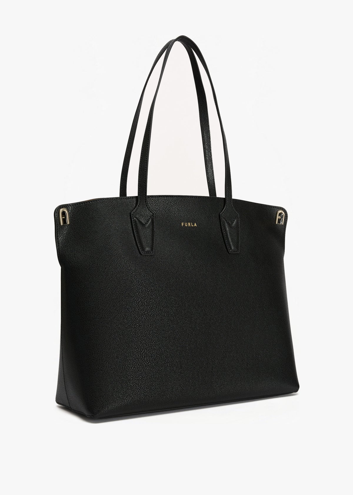 Paradiso L Black Leather Tote Bag