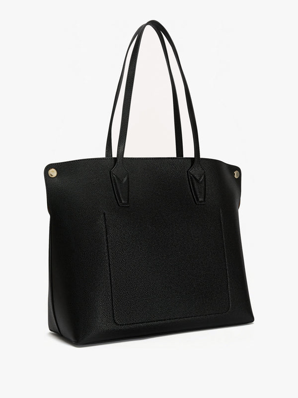 Paradiso L Black Leather Tote Bag