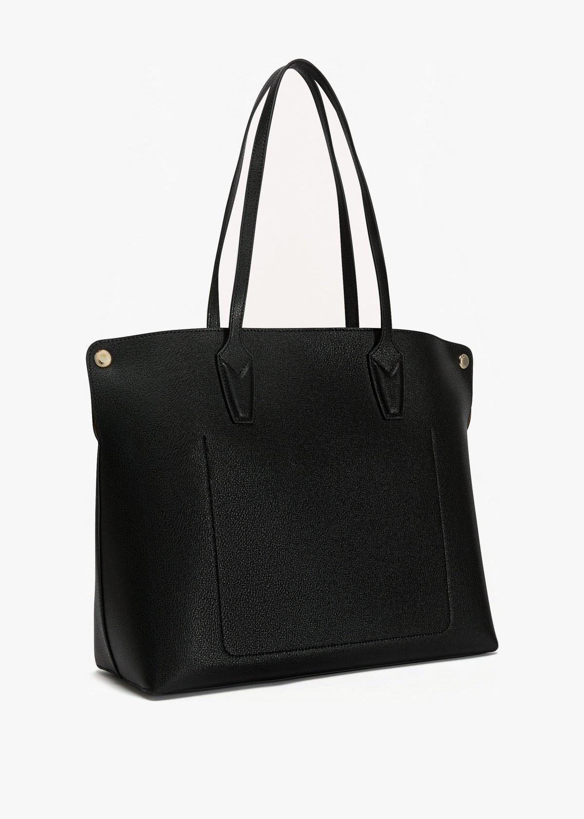 Paradiso L Black Leather Tote Bag