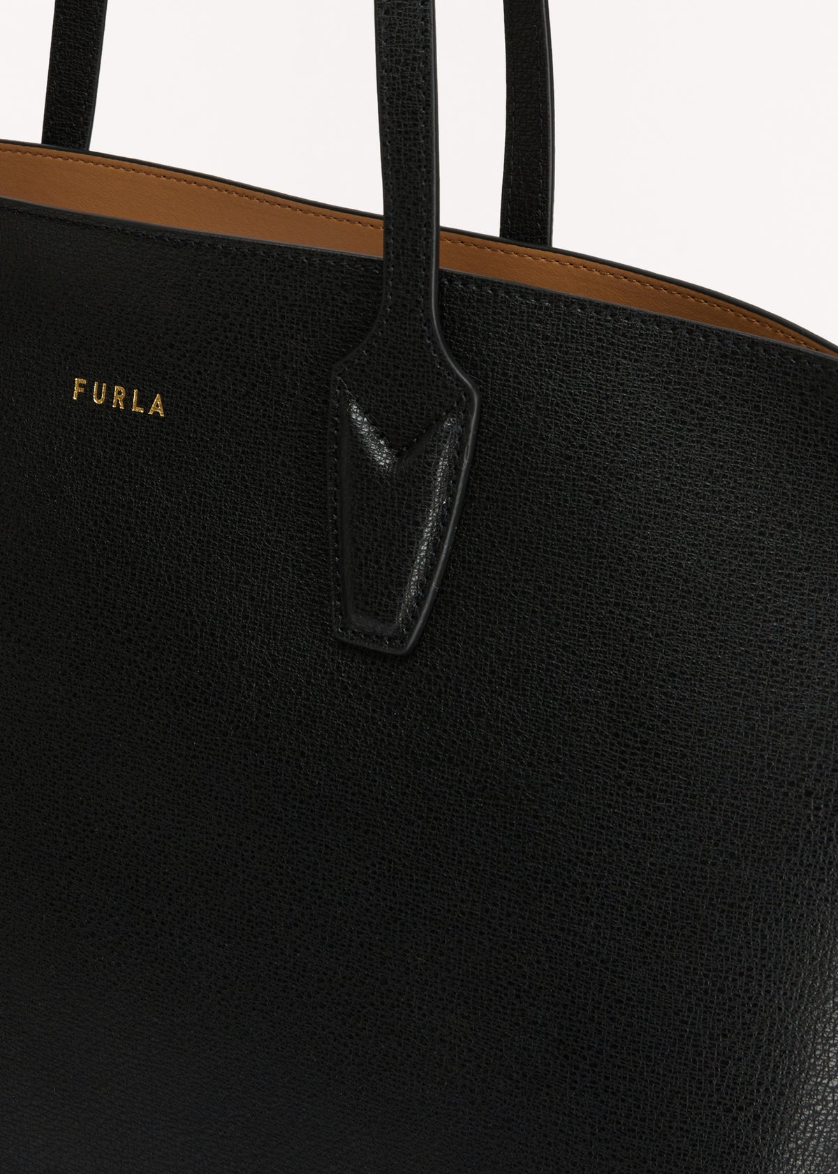 Paradiso L Black Leather Tote Bag