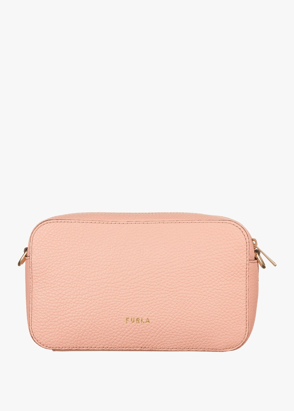 Small Primula Pink Leather Cross-Body Bag