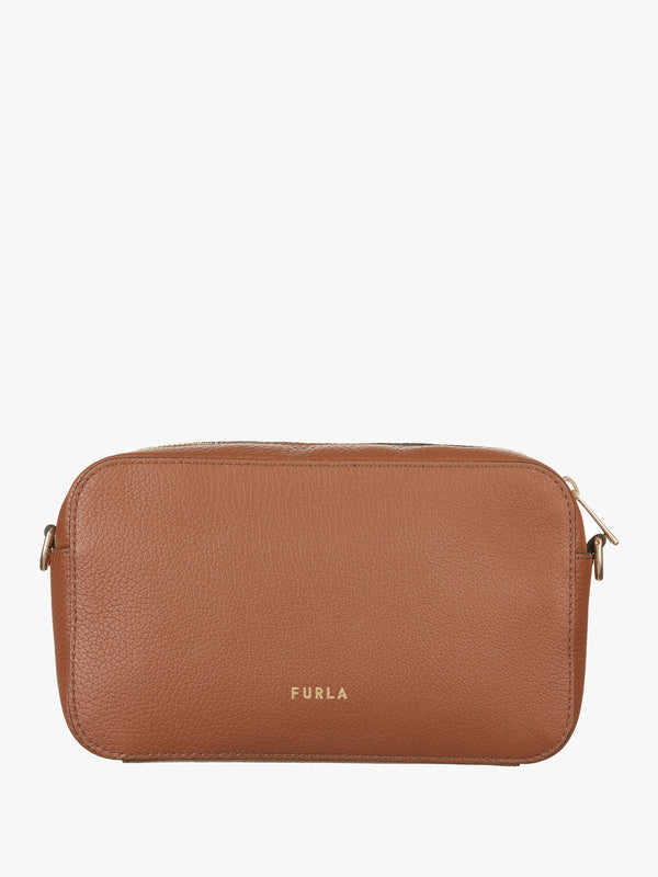 Small Primula Tan Leather Cross-Body Bag