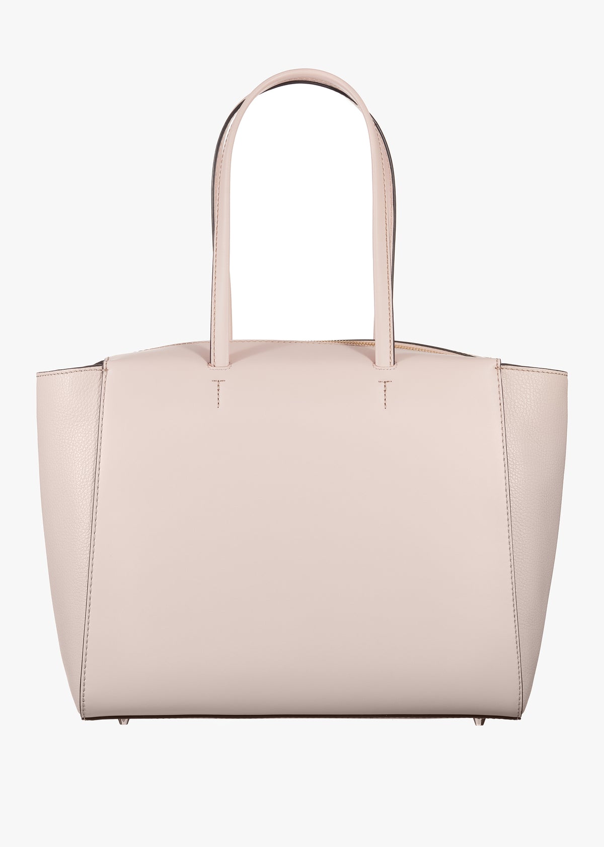 Regina L Pink Leather Tote Bag