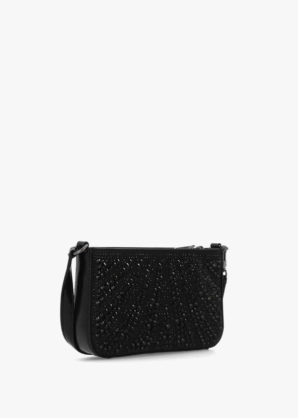 Mini Beauvoir Black Embellished Shoulder Bag