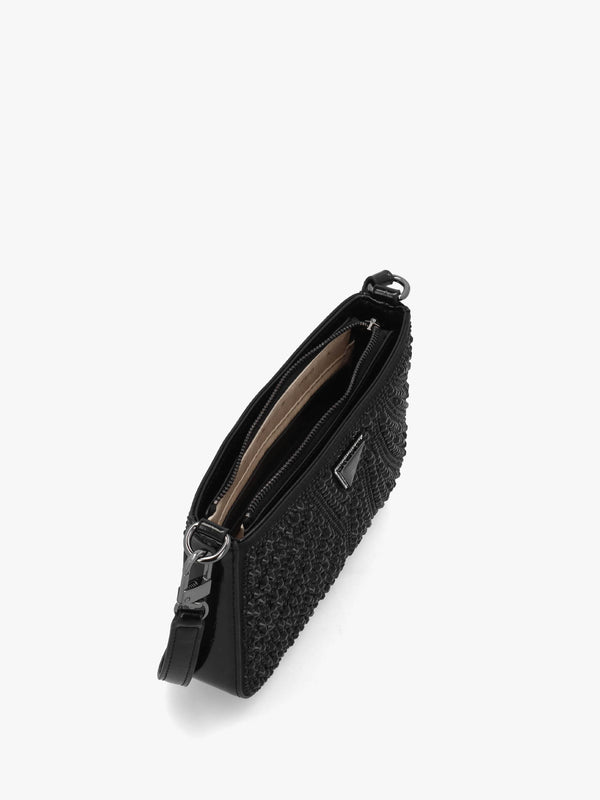 Mini Beauvoir Black Embellished Shoulder Bag