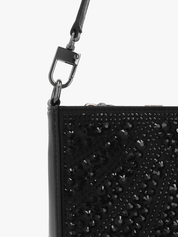 Mini Beauvoir Black Embellished Shoulder Bag
