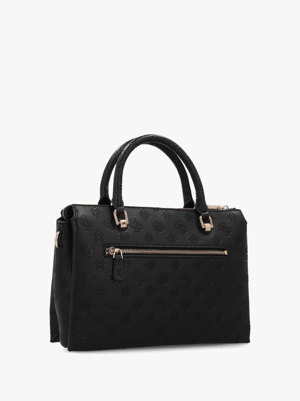 Dita Multi Compartment Black Satchel Bag