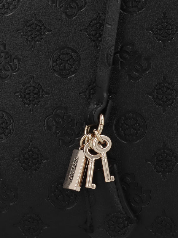 Dita Multi Compartment Black Satchel Bag