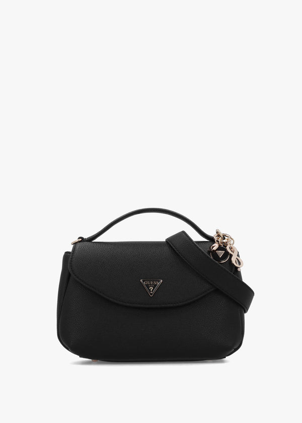 Evie Light Black Top Handle Cross-Body Bag
