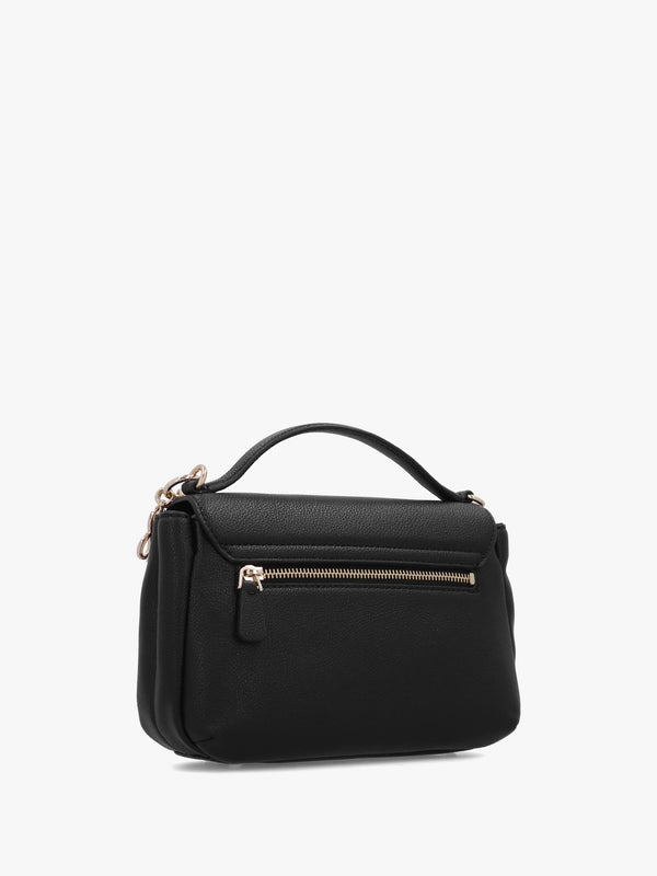Evie Light Black Top Handle Cross-Body Bag