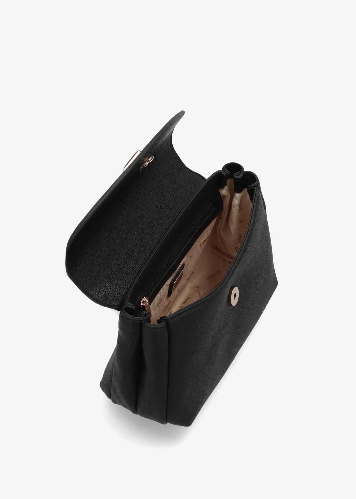 Evie Light Black Top Handle Cross-Body Bag