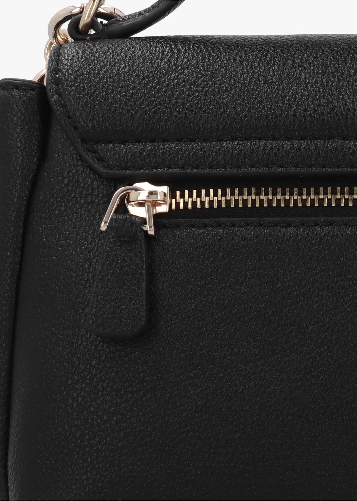 Evie Light Black Top Handle Cross-Body Bag