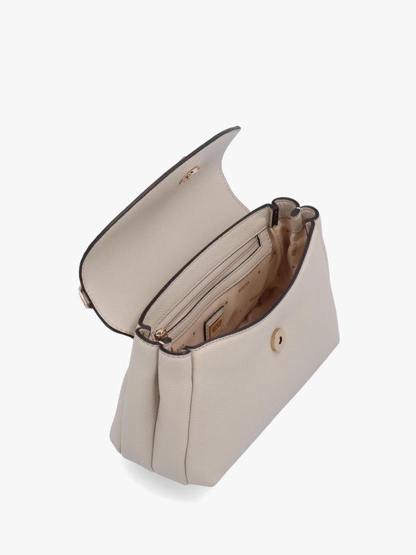 Evie Light Taupe Top Handle Cross-Body Bag