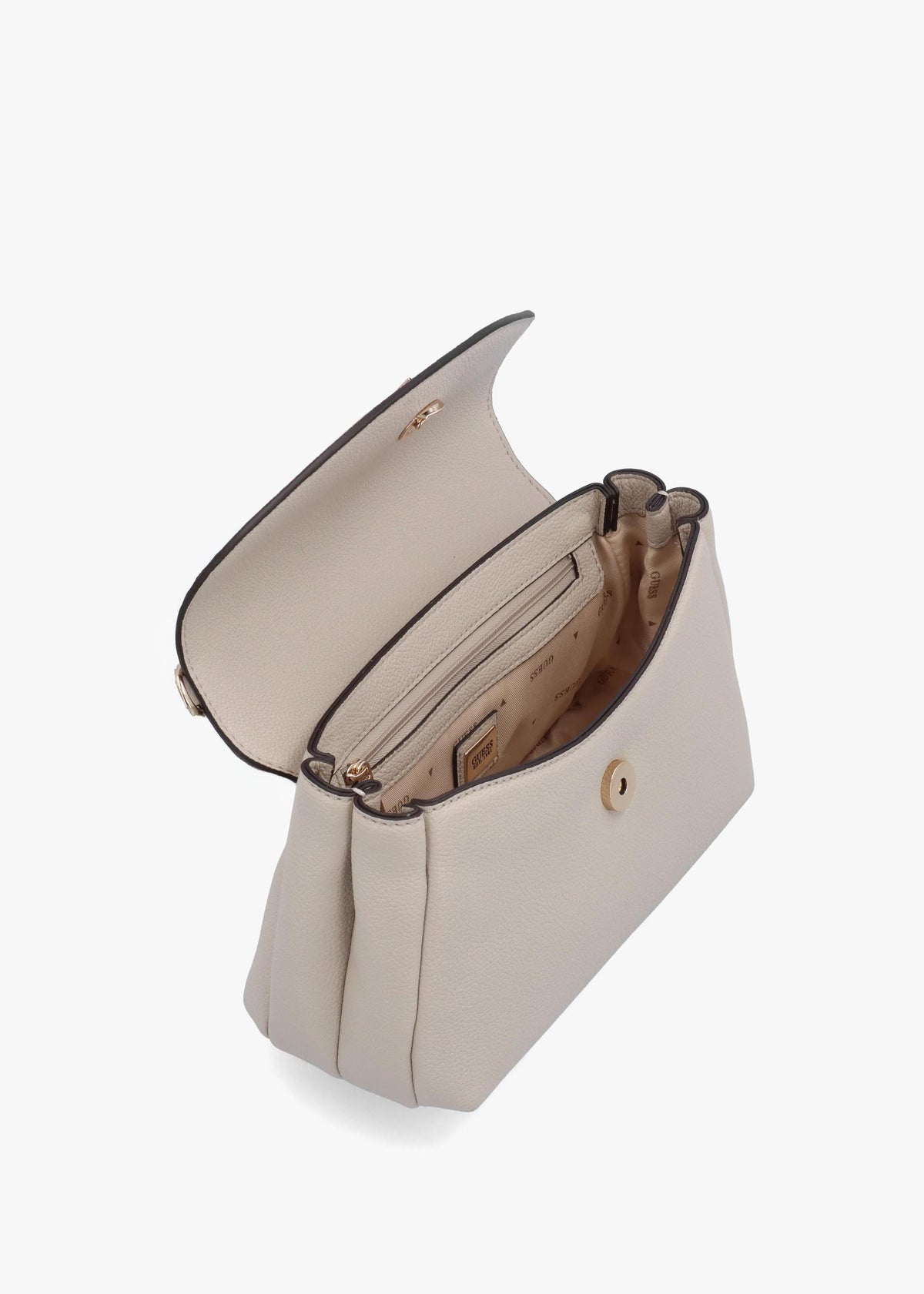 Evie Light Taupe Top Handle Cross-Body Bag