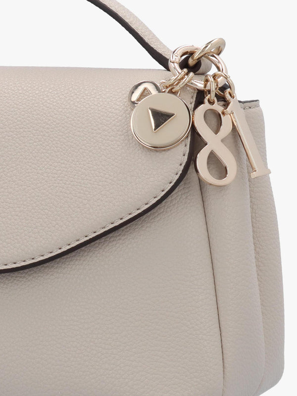 Evie Light Taupe Top Handle Cross-Body Bag