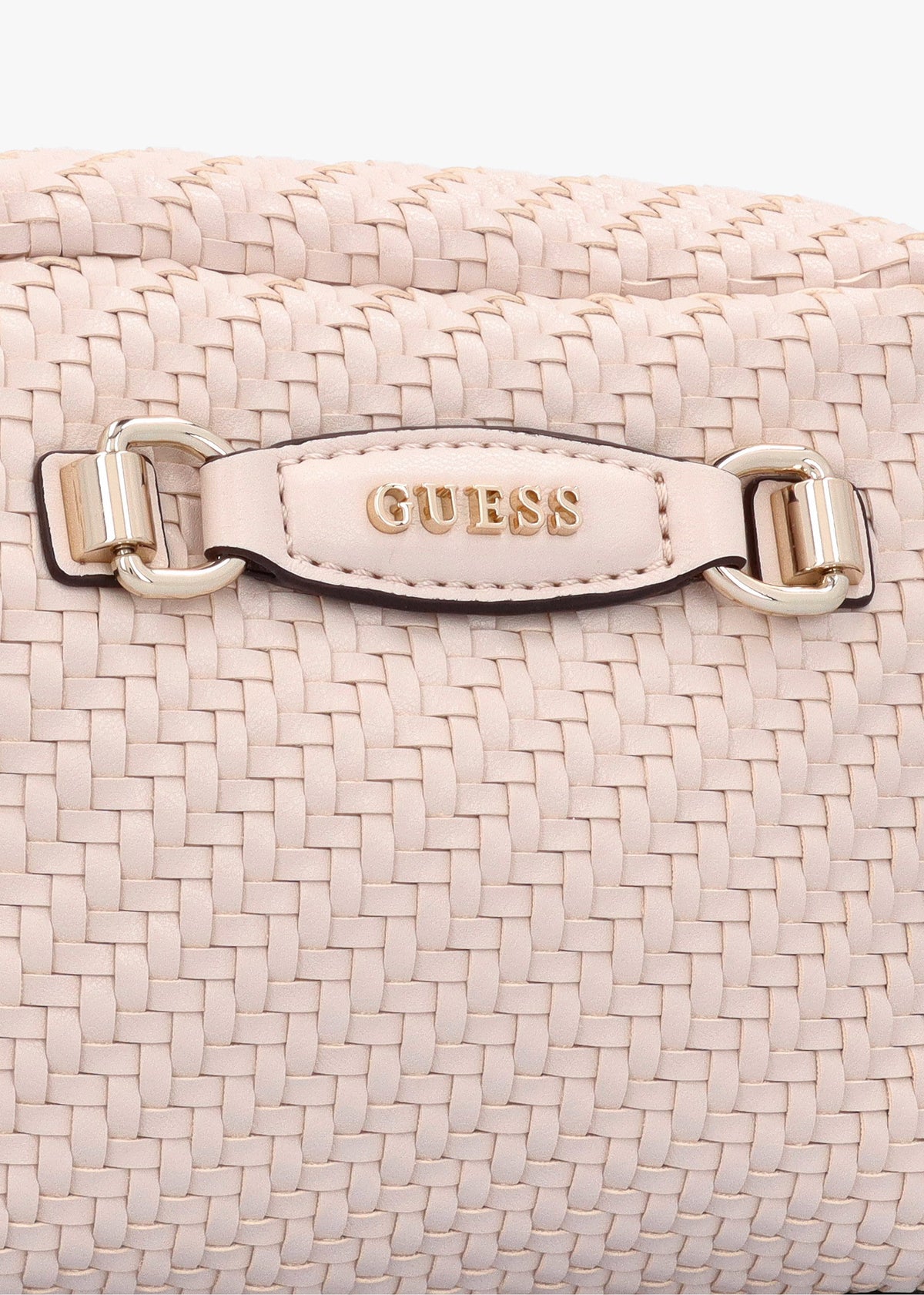 Francy Woven Shell Camera Cross-Body Bag