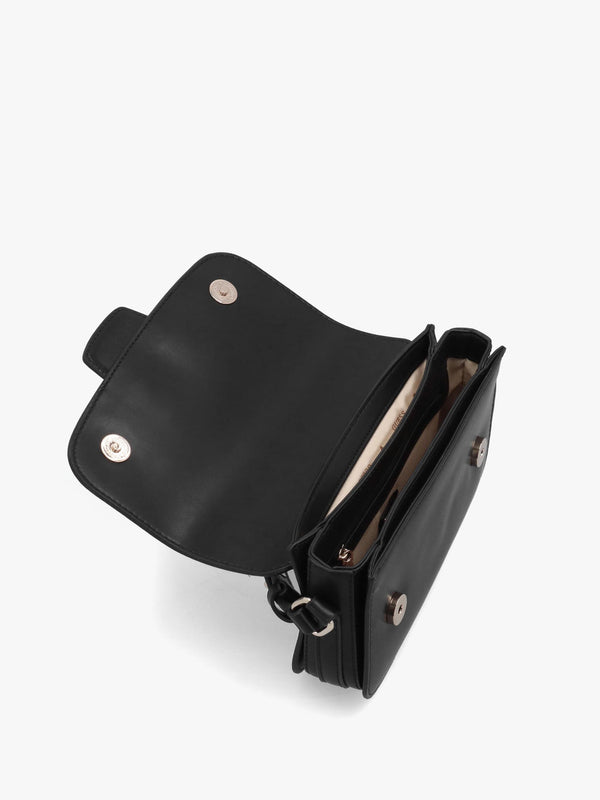 Janie Convertible Black Cross-Body Bag