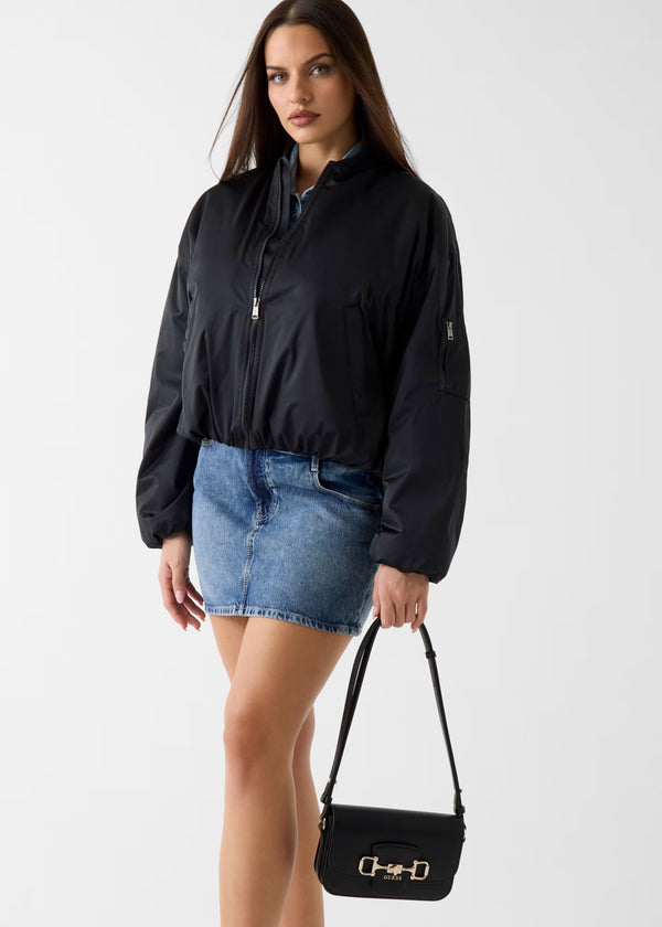 Janie Convertible Black Cross-Body Bag
