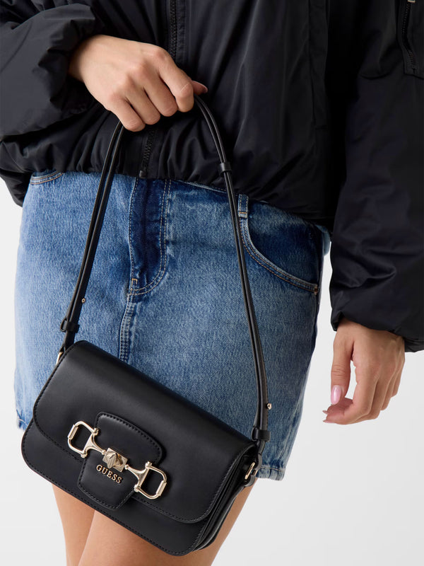 Janie Convertible Black Cross-Body Bag