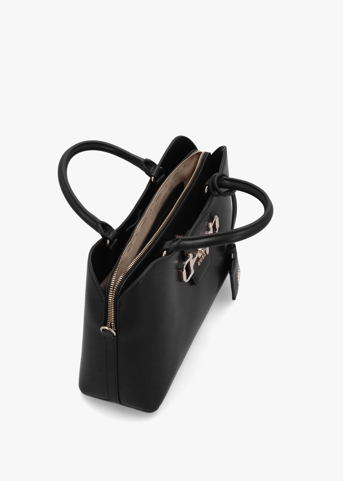 Janie Girlfriend Black Satchel Bag