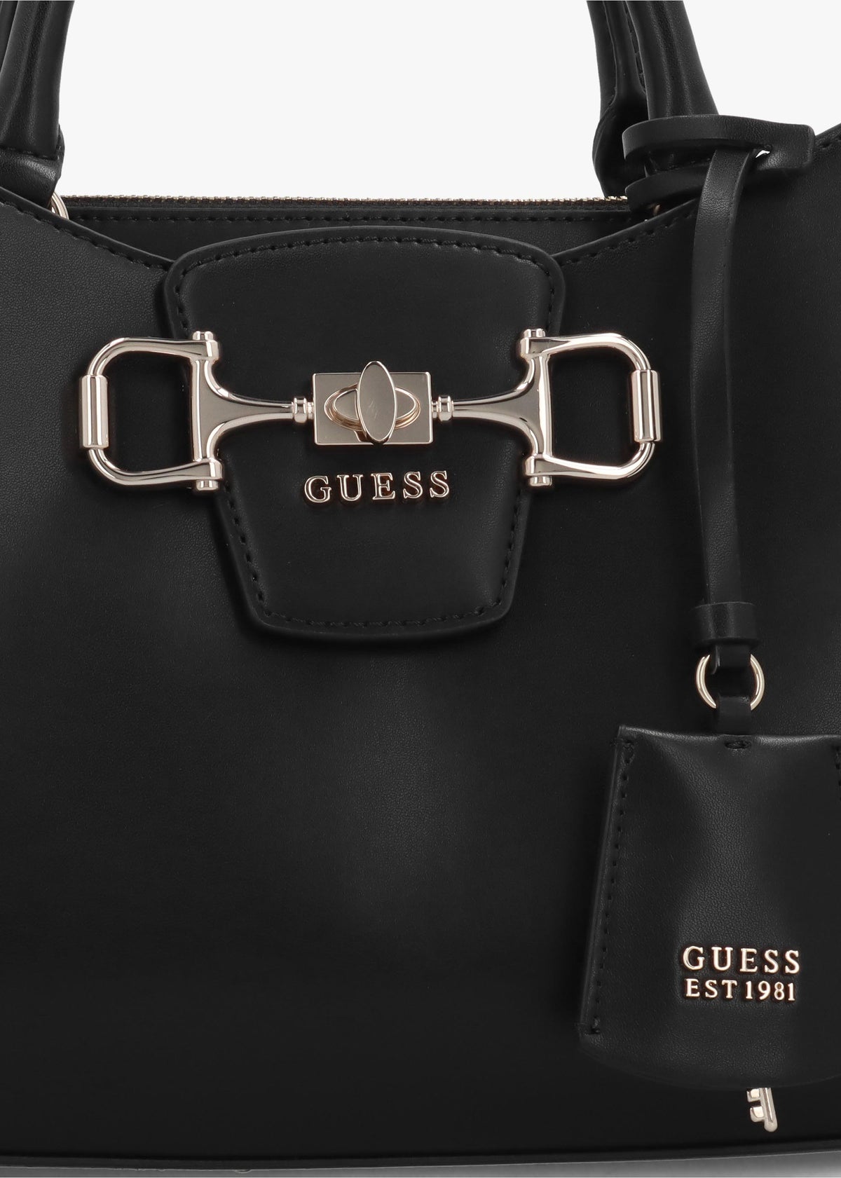 Janie Girlfriend Black Satchel Bag