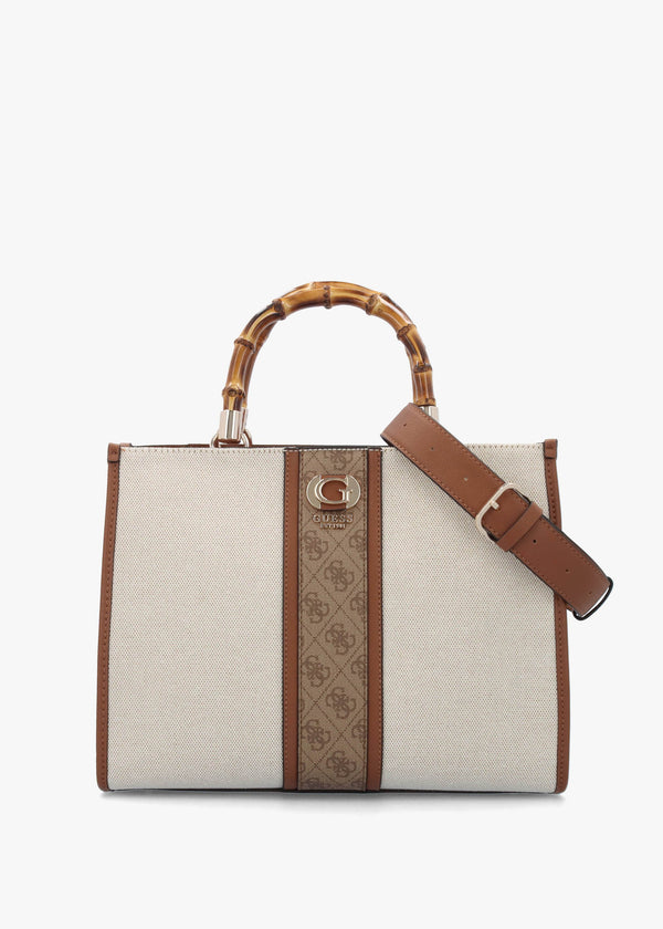 Kerima Natural Latte Logo Tote Bag