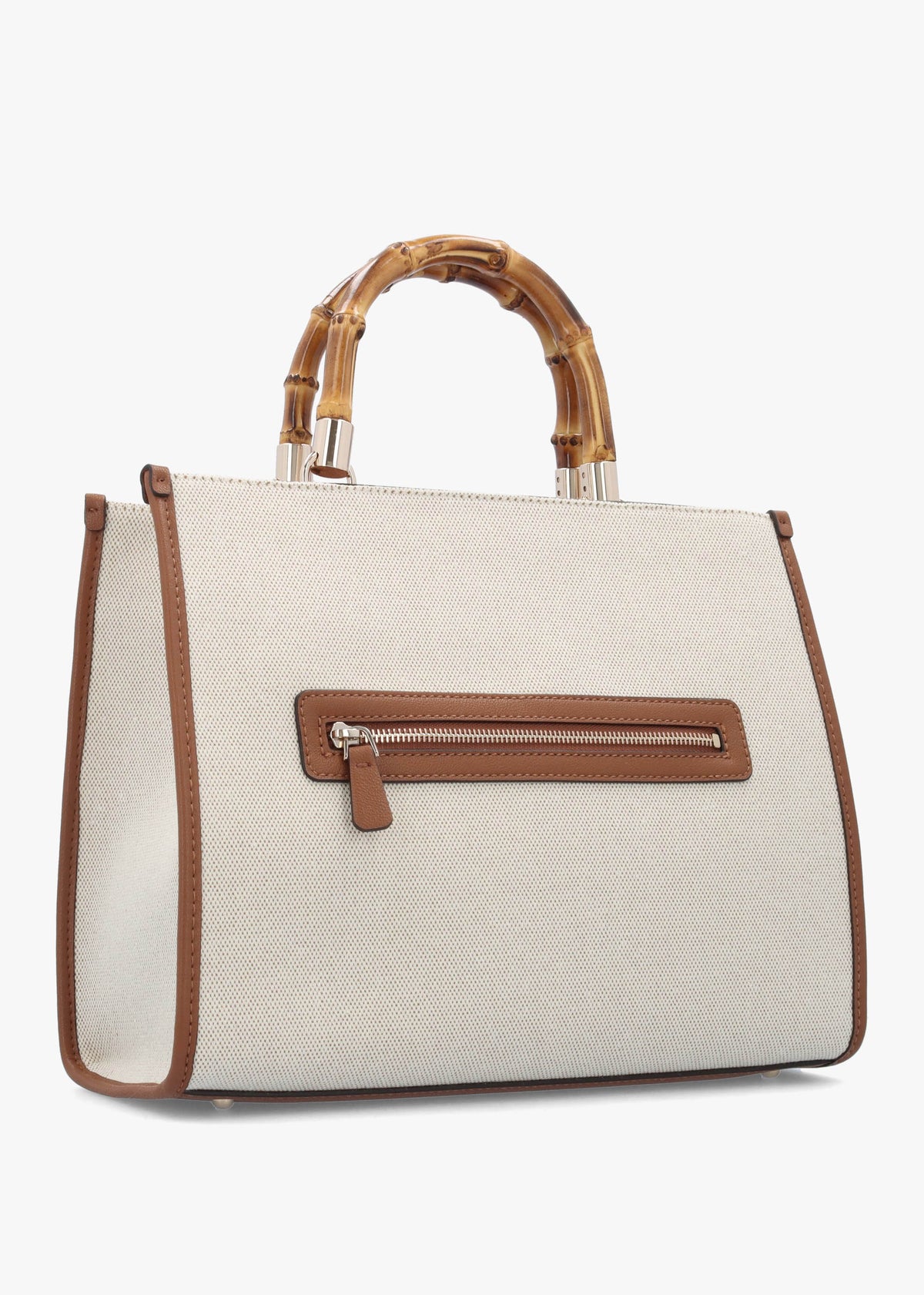 Kerima Natural Latte Logo Tote Bag
