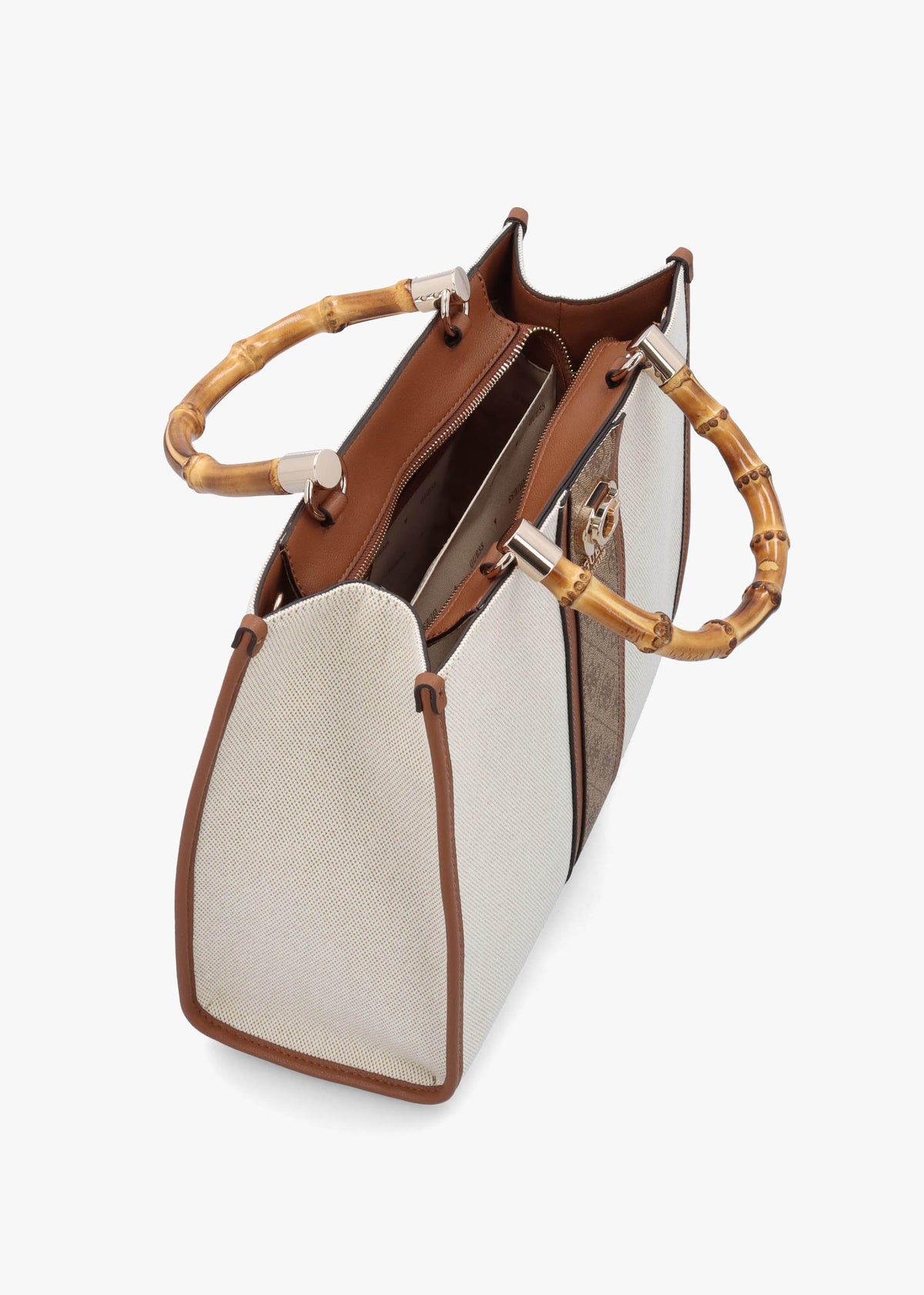 Kerima Natural Latte Logo Tote Bag