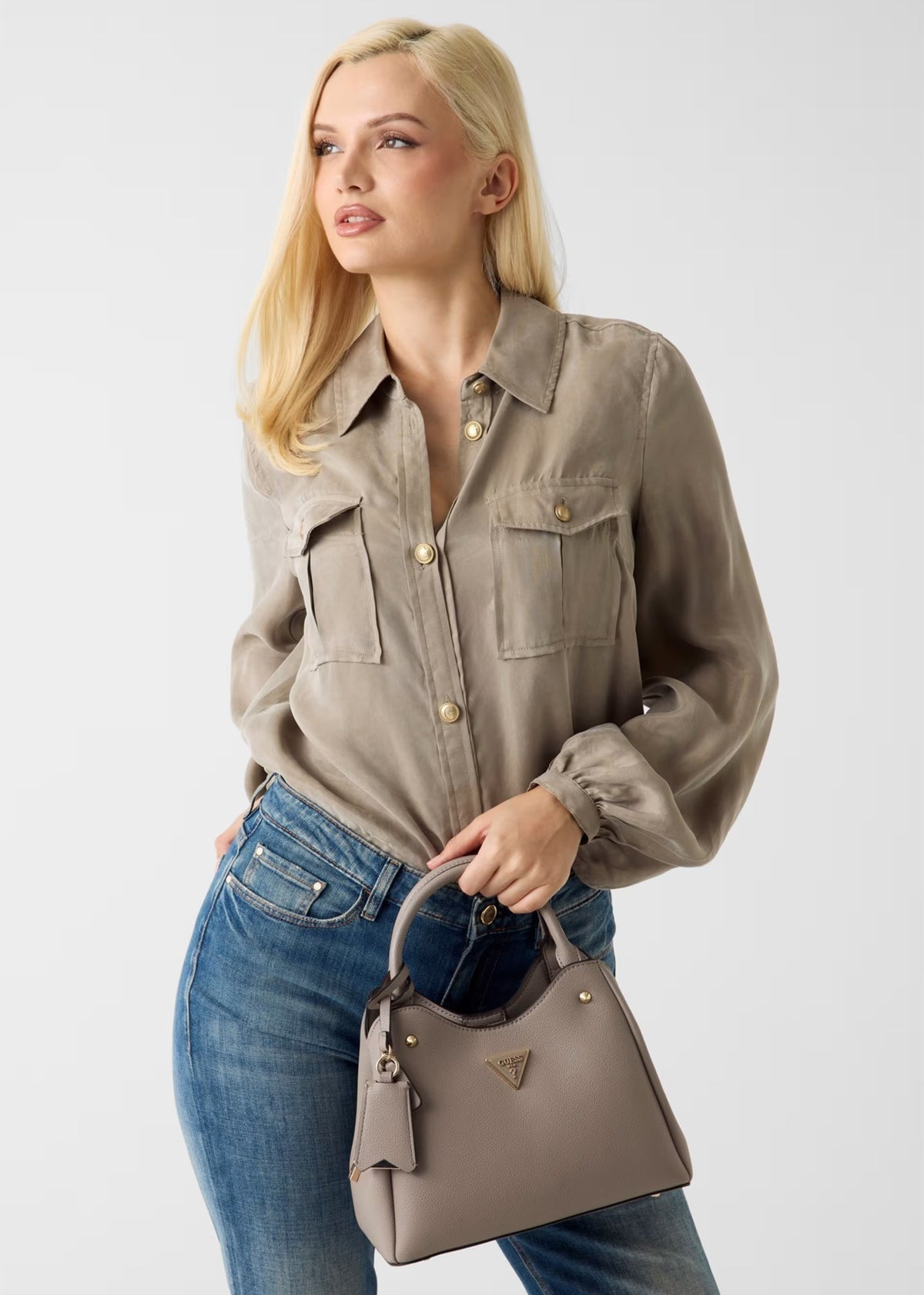 Meridian II Small Girlfriend Dark Taupe Carryall Bag