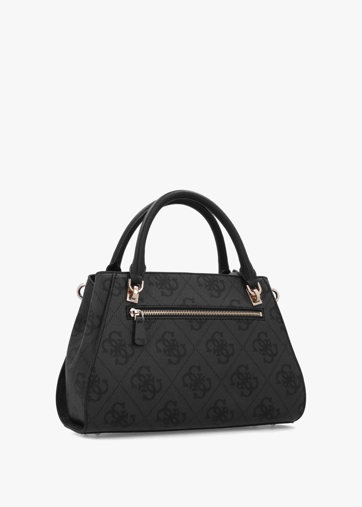 Noelle II Luxury Coal Logo Satchel Bag